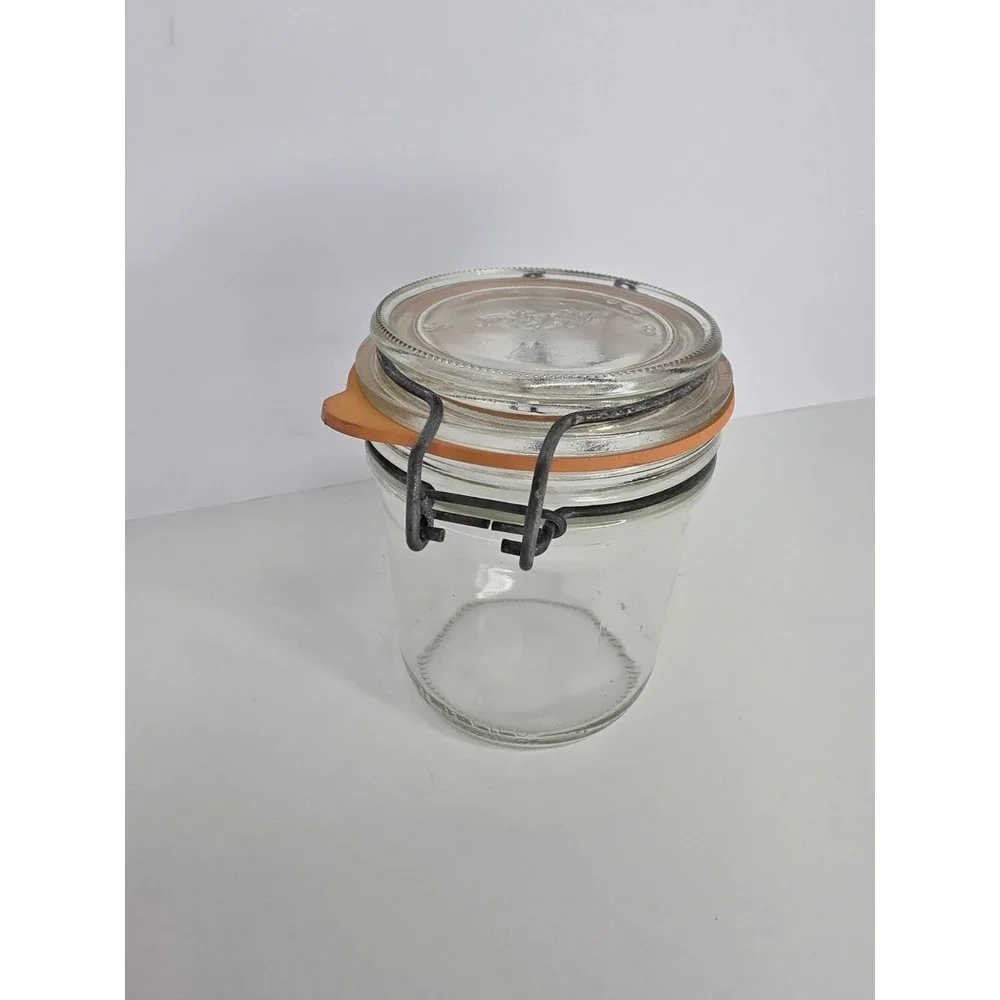 LE PARFAIT SUPER‎ 330ml Glass Canning Jar Canister VTG Wire Bale France